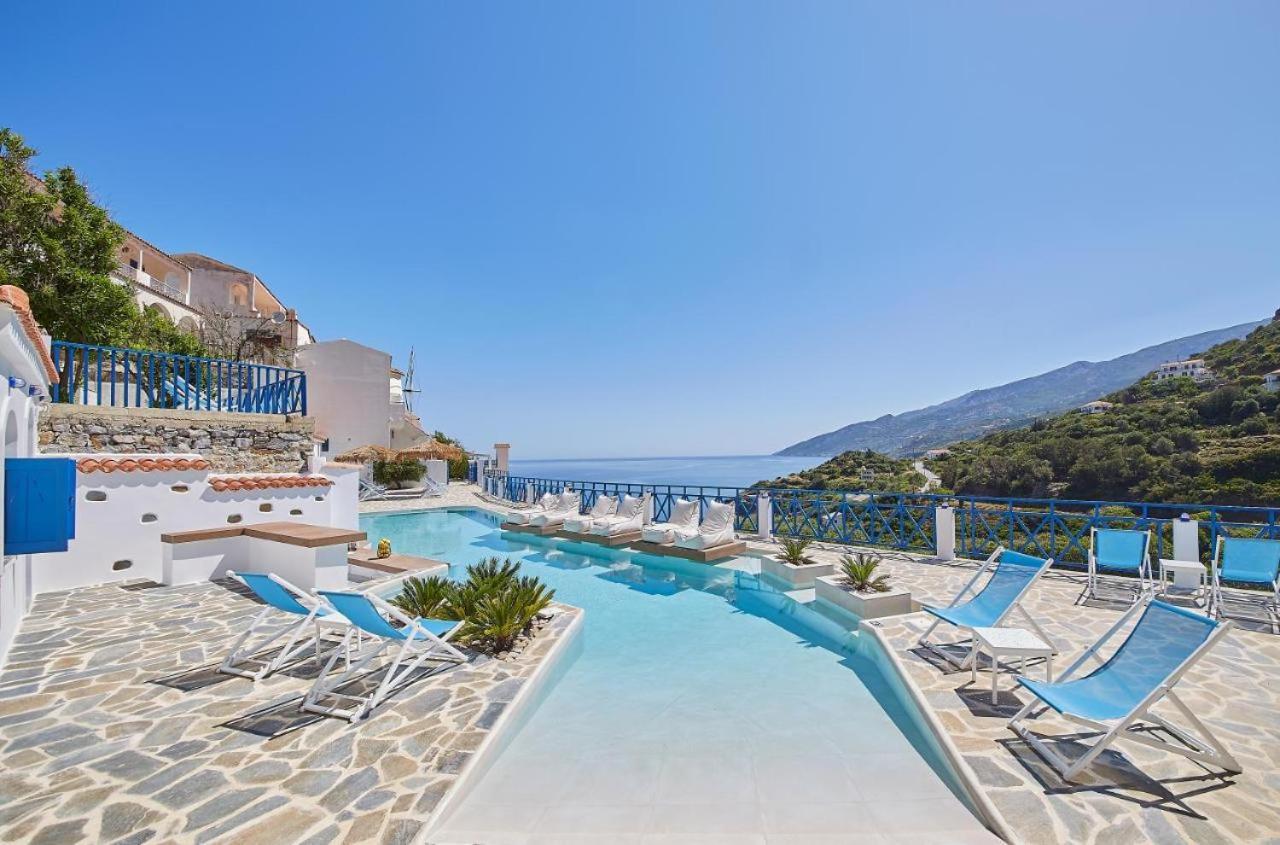 Sea View Kerame Villa Evdilos  Dış mekan fotoğraf